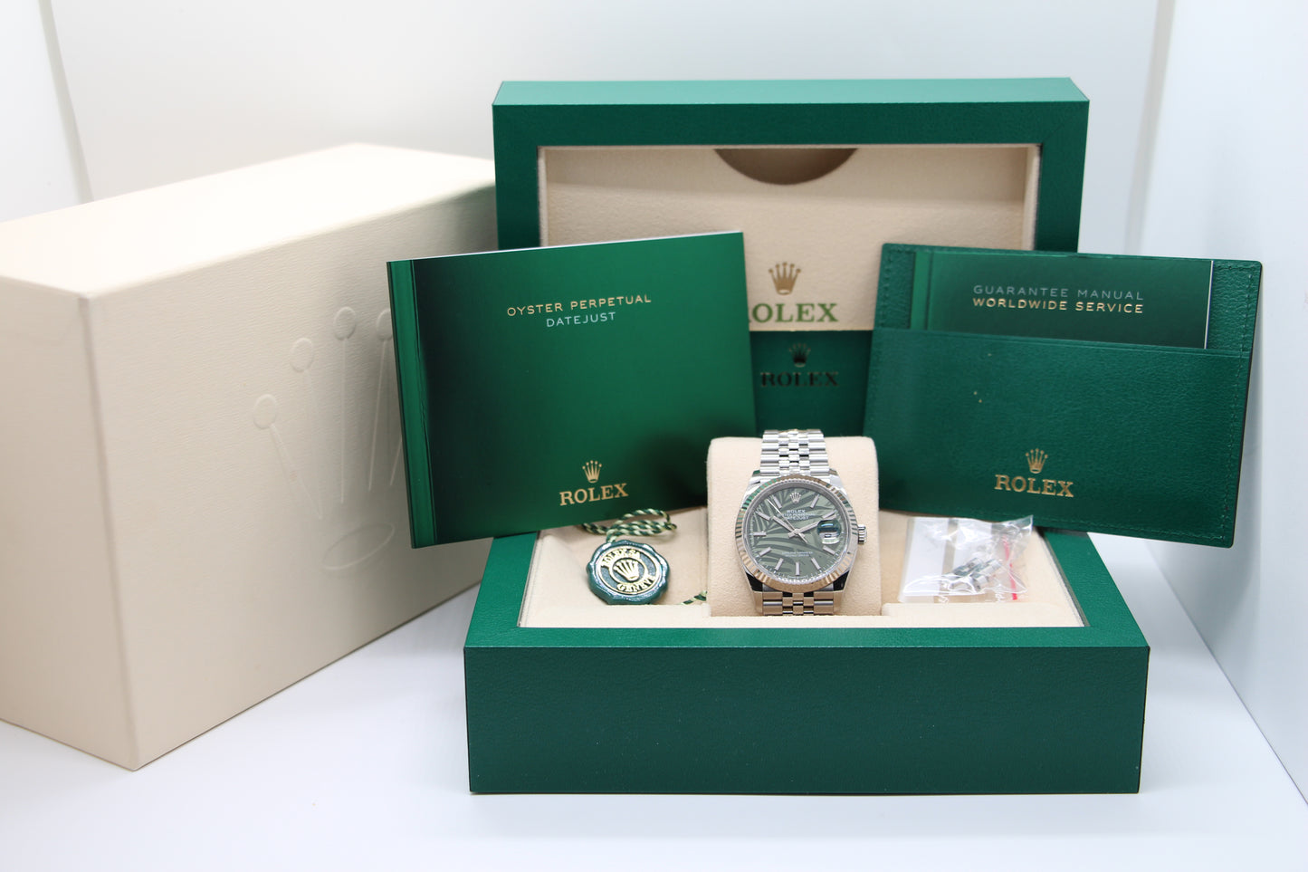 Rolex Datejust 36 Green Palm