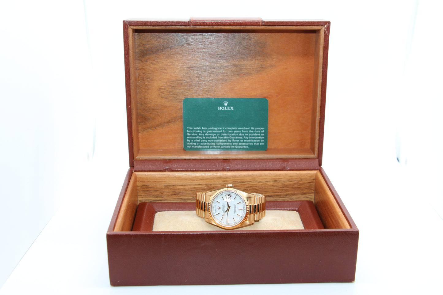 Rolex Day-Date 36 Weiss