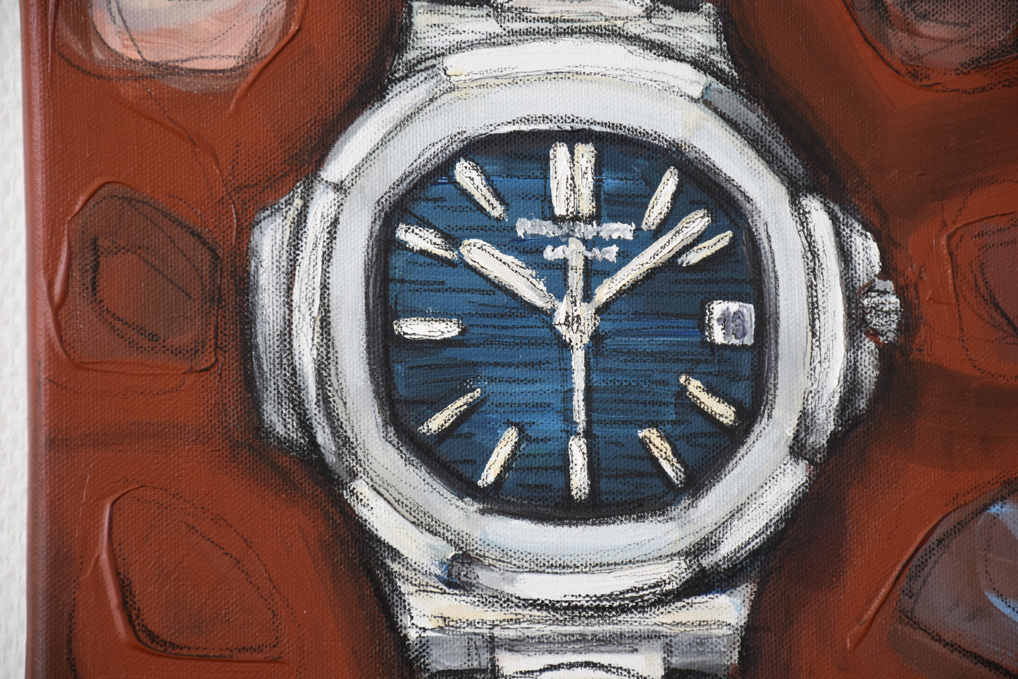 Ölgemälde auf Leinwand - Patek Philippe Nautilus