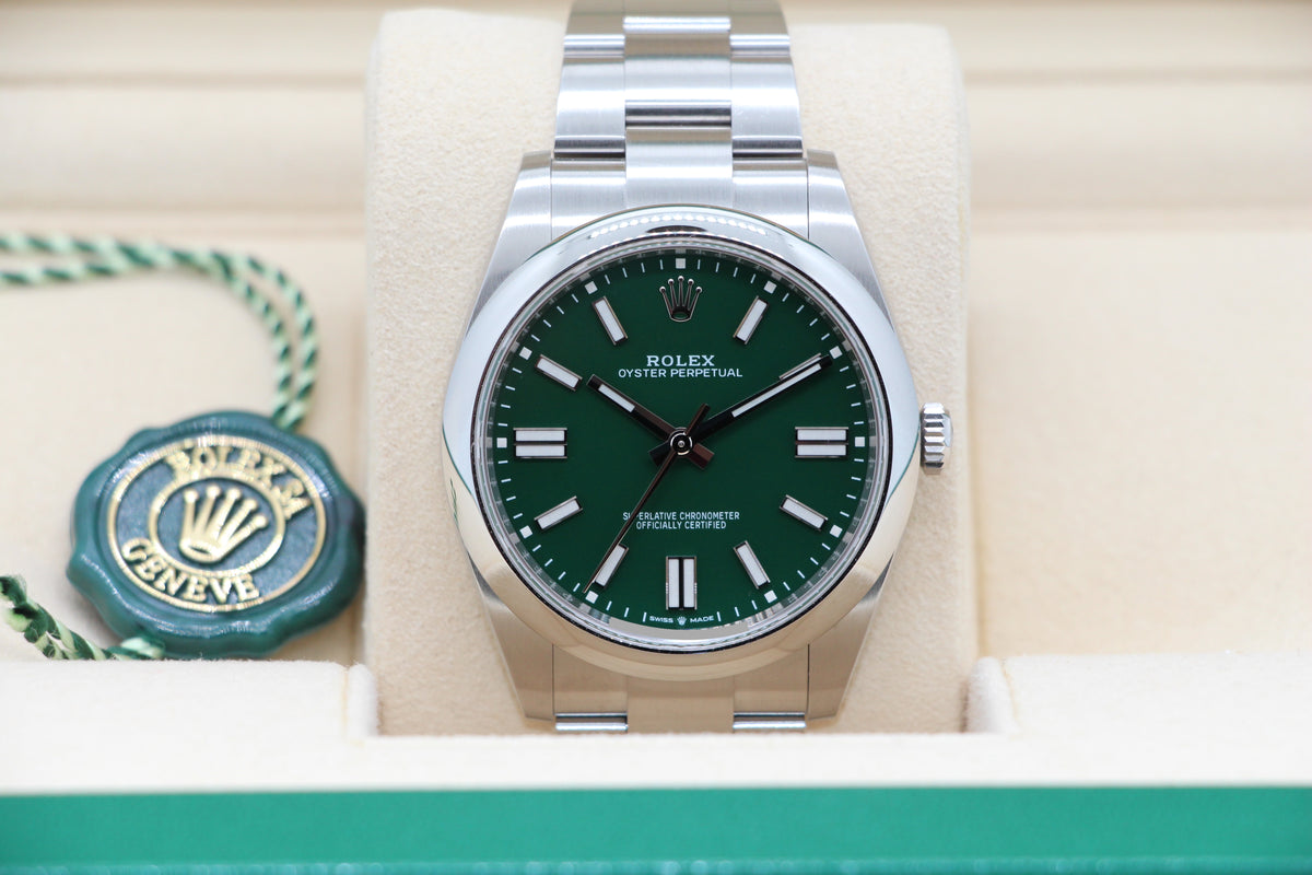 Rolex Oyster Perpetual 41 Grün
