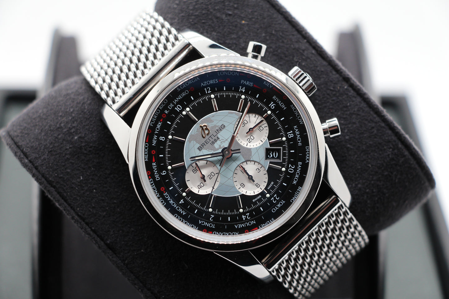 Breitling Transocean Chronograph Unitime Worldtime