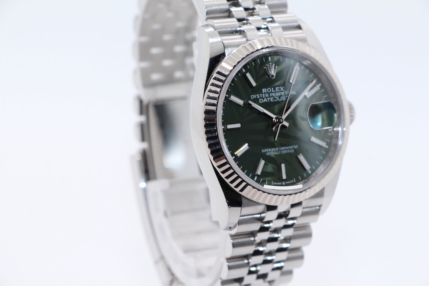 Rolex Datejust 36 Green Palm