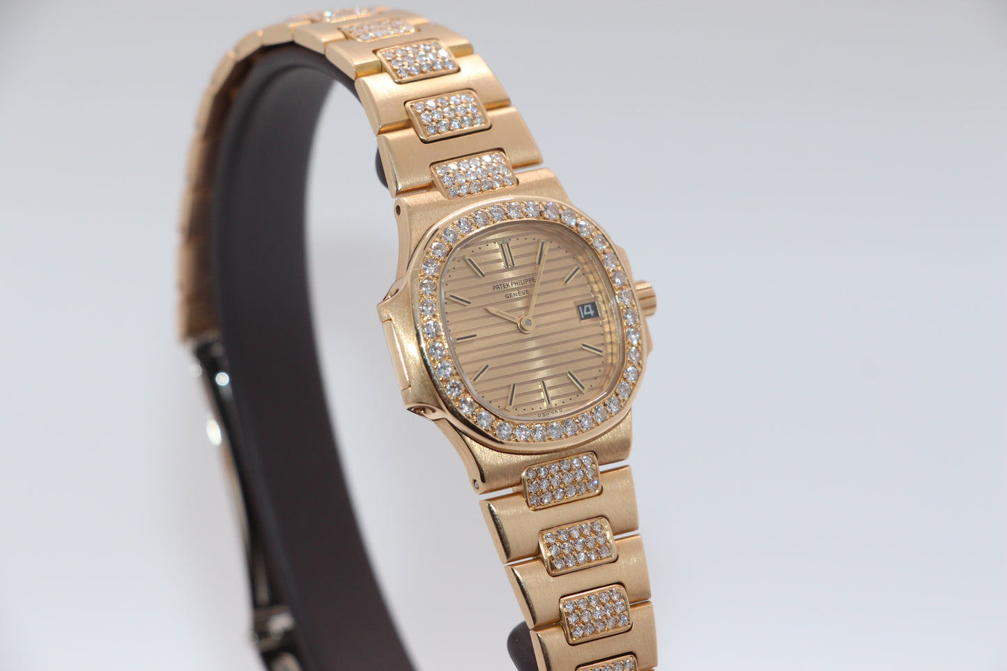 Patek Philippe Lady Nautilus 18K Gold Diamonds