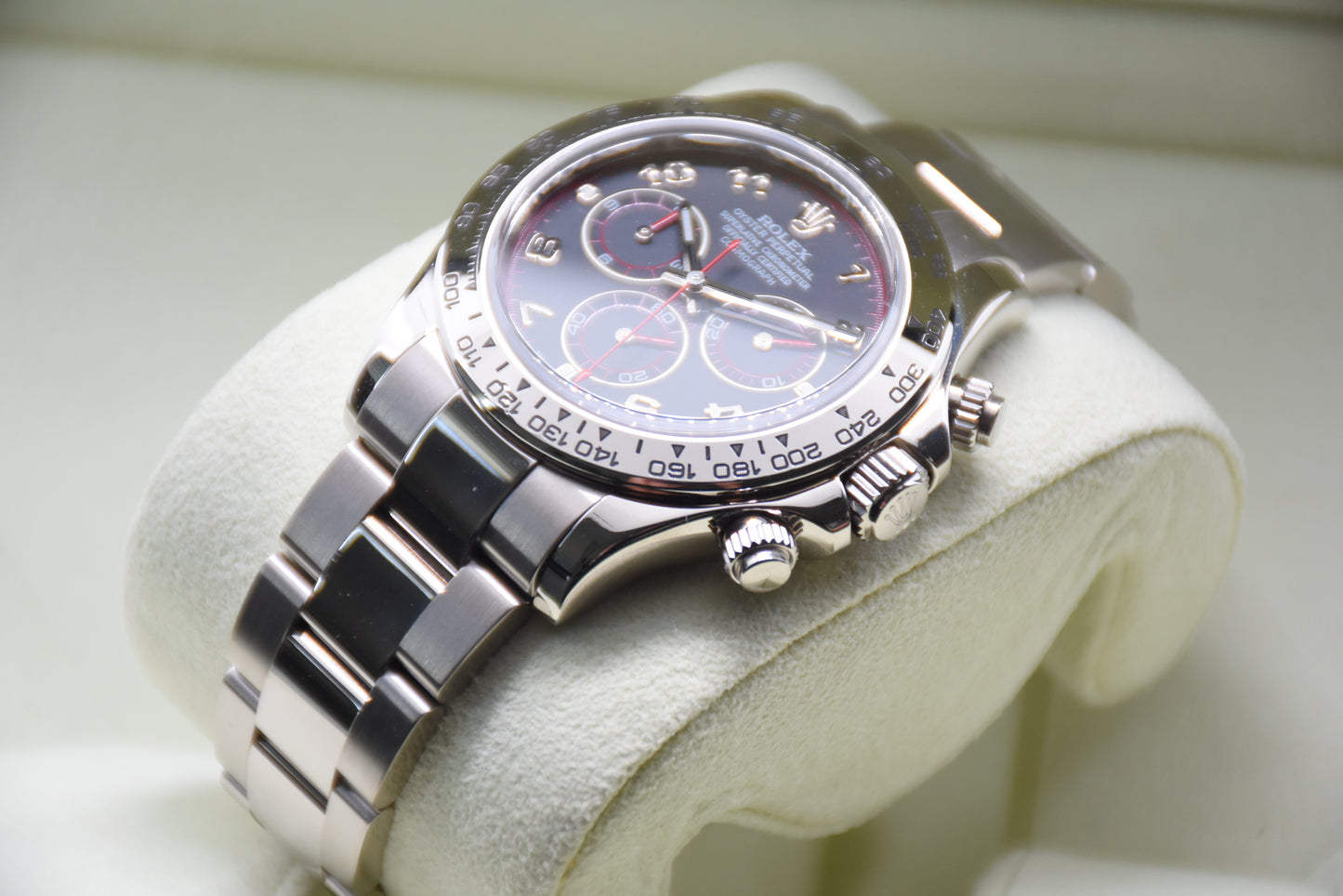 Rolex Daytona Weissgold Racing Dial