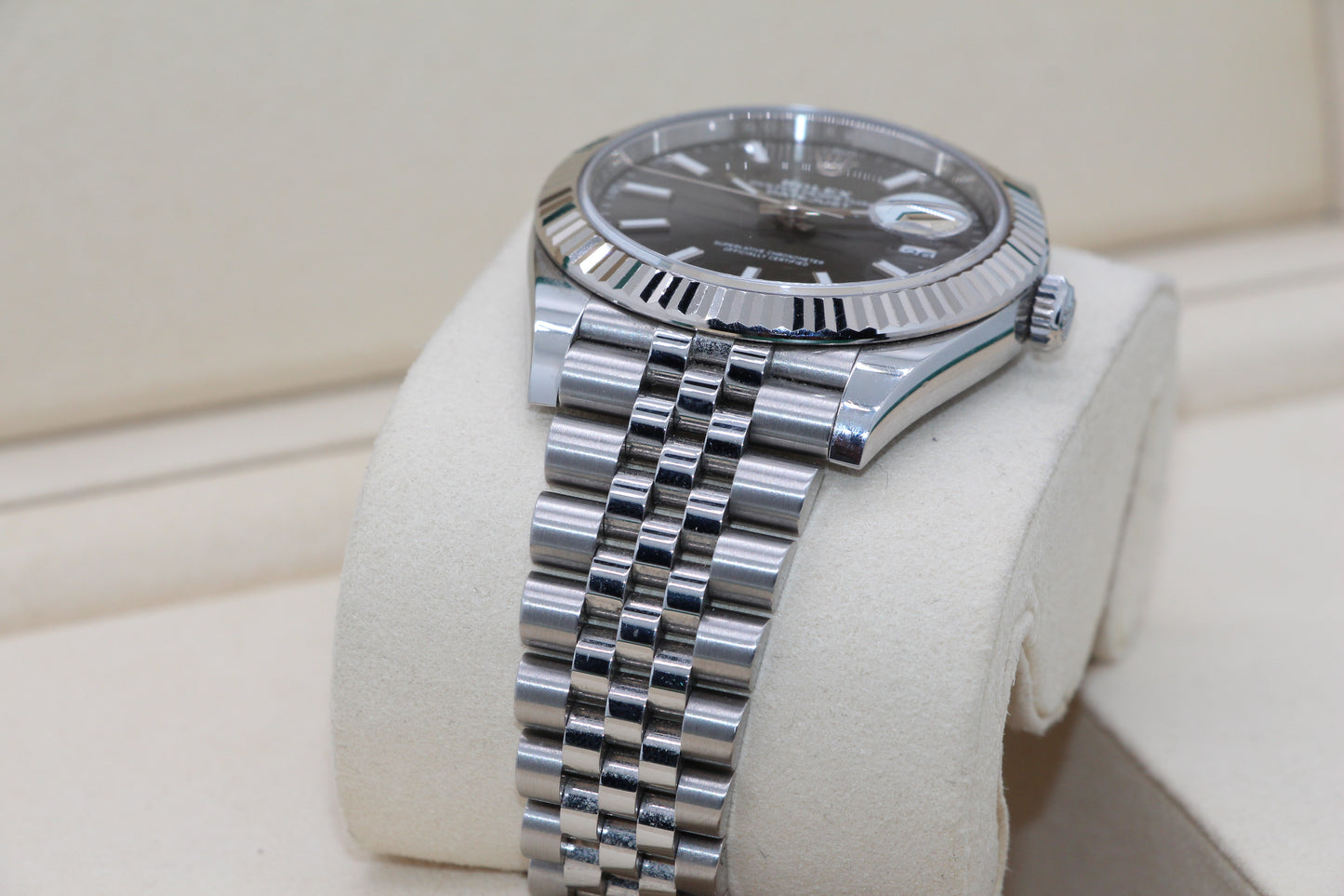 Rolex Datejust 41 Grau Jubilee