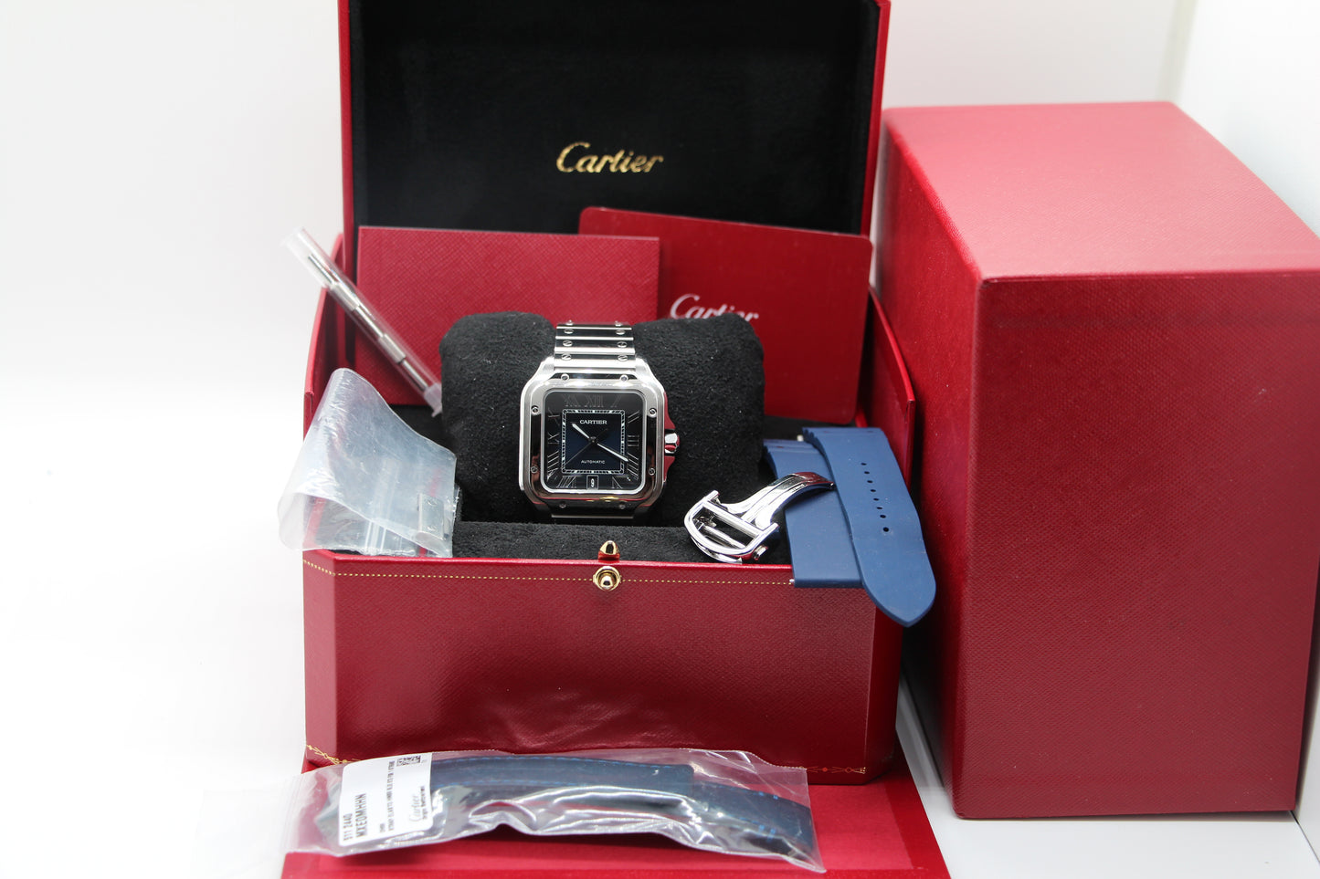 Cartier Santos Blau