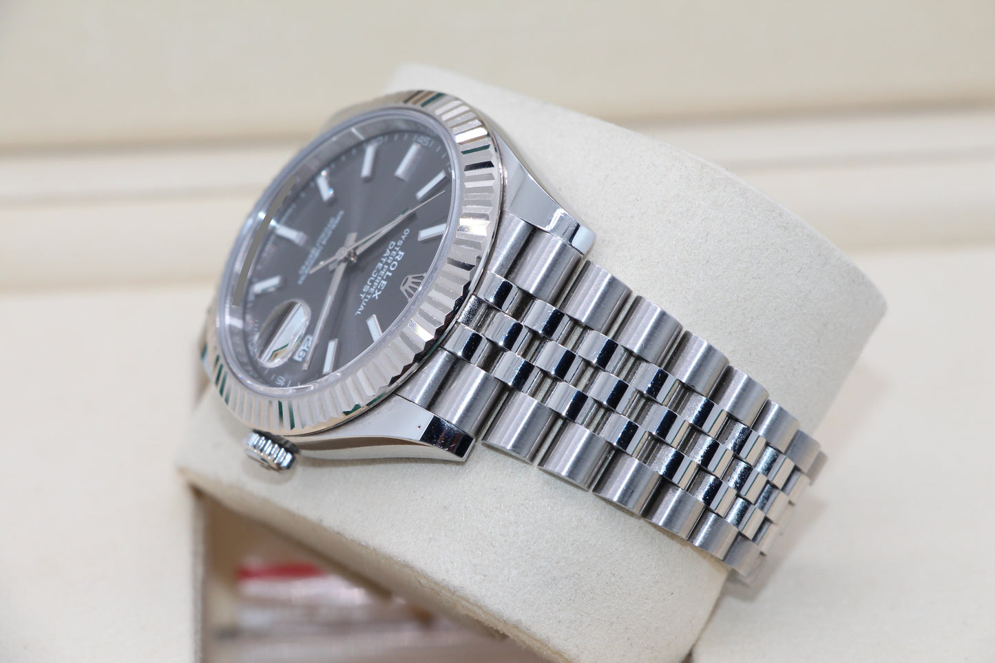 Rolex Datejust 41 Grau Jubilee