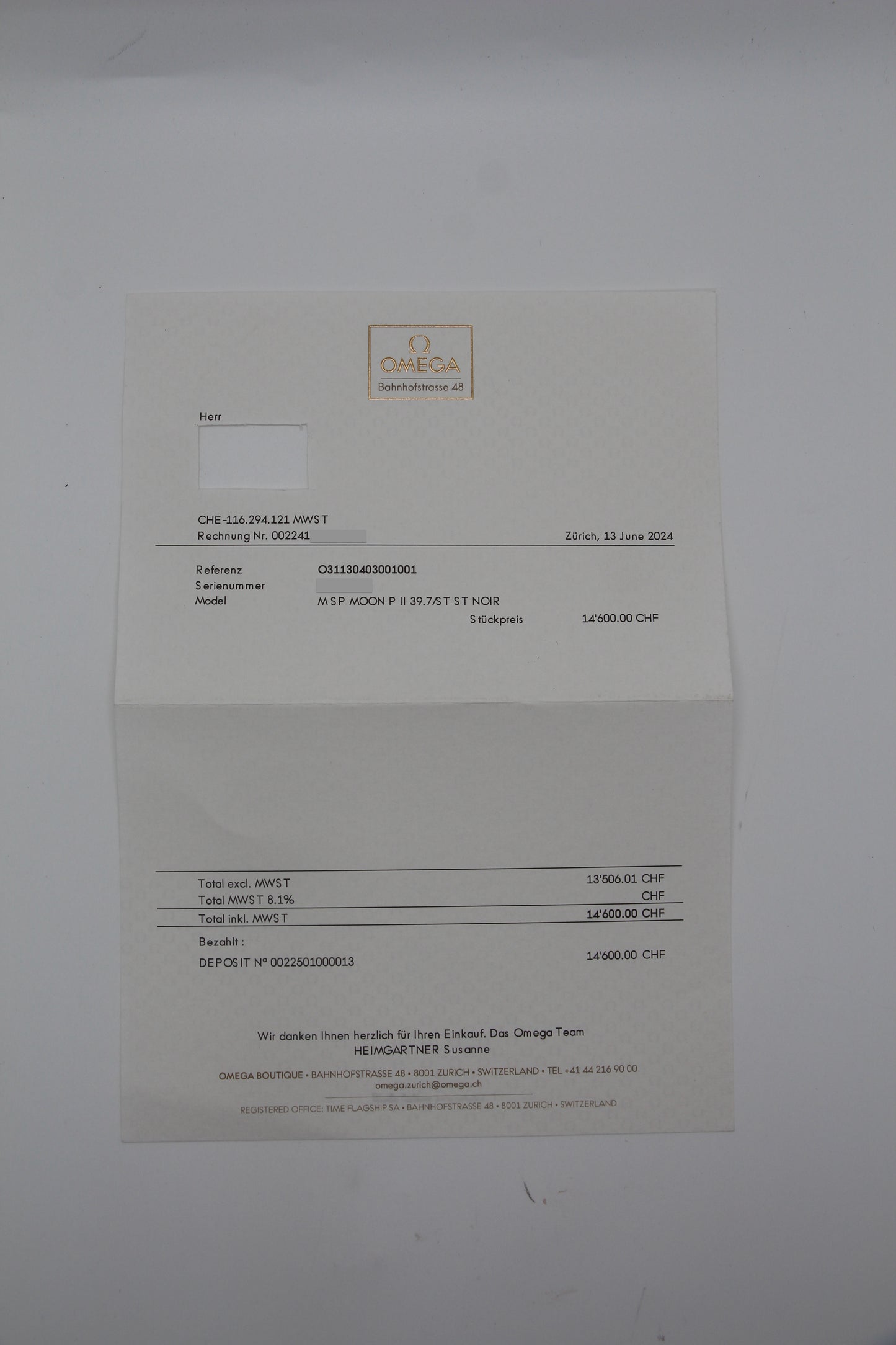 Omega Speedmaster Ed White