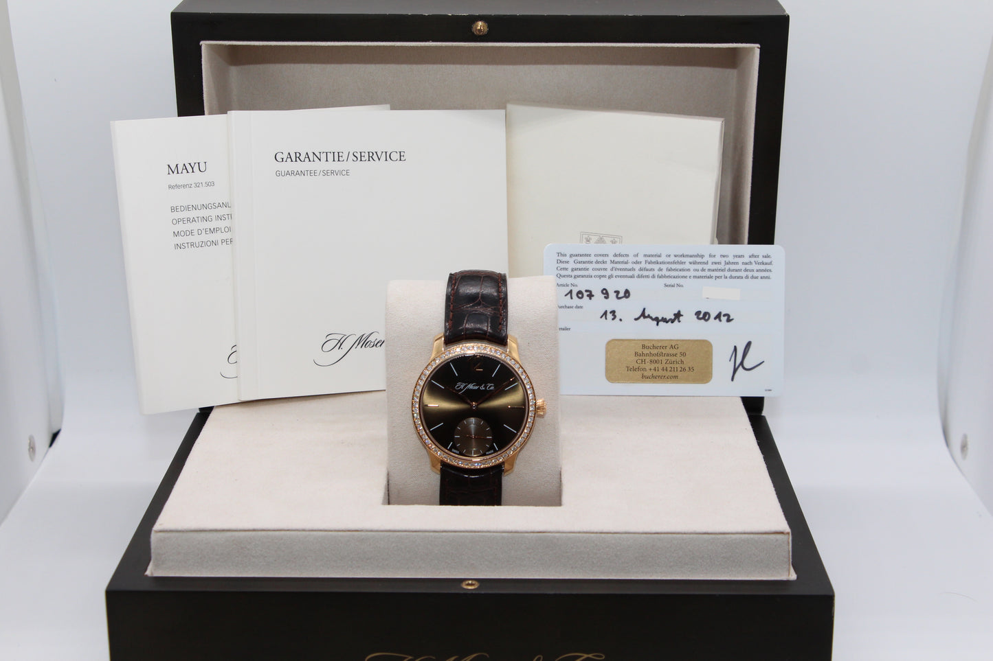 H. Moser & Cie Endeavour Roségold Diamond