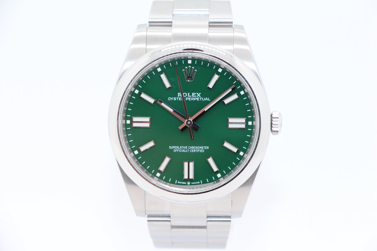Rolex Oyster Perpetual 41 Grün