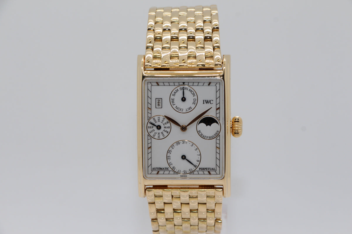 IWC Novecento Perpetual Calendar Gelbgold
