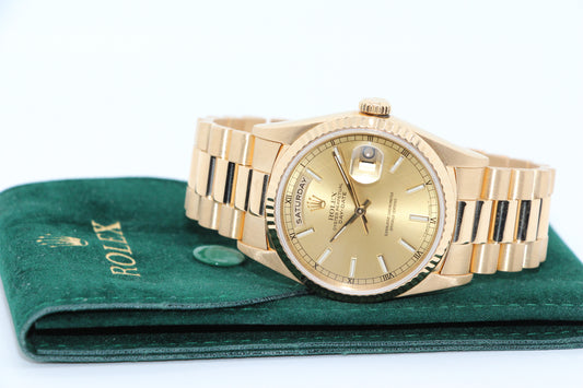 Rolex Day-Date 36 Double Quick Set 18K