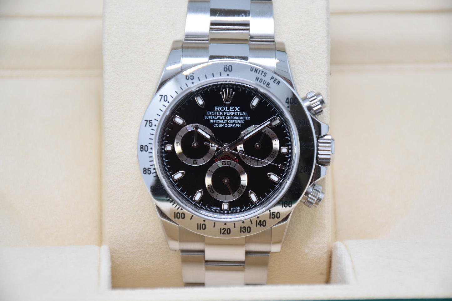 Rolex Daytona Schwarz