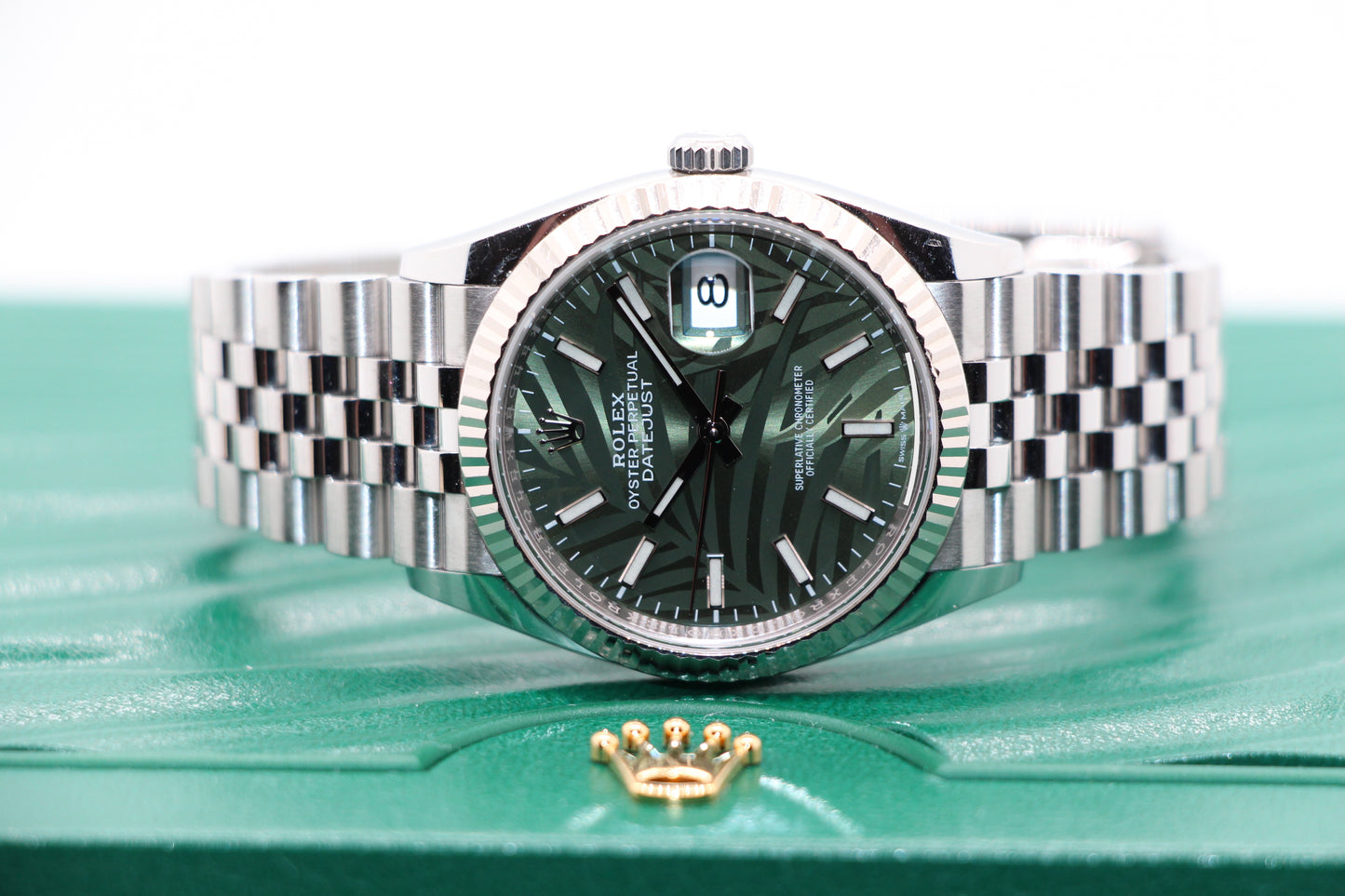 Rolex Datejust 36 Green Palm
