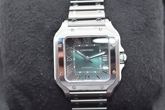 Cartier Santos Midsize Green