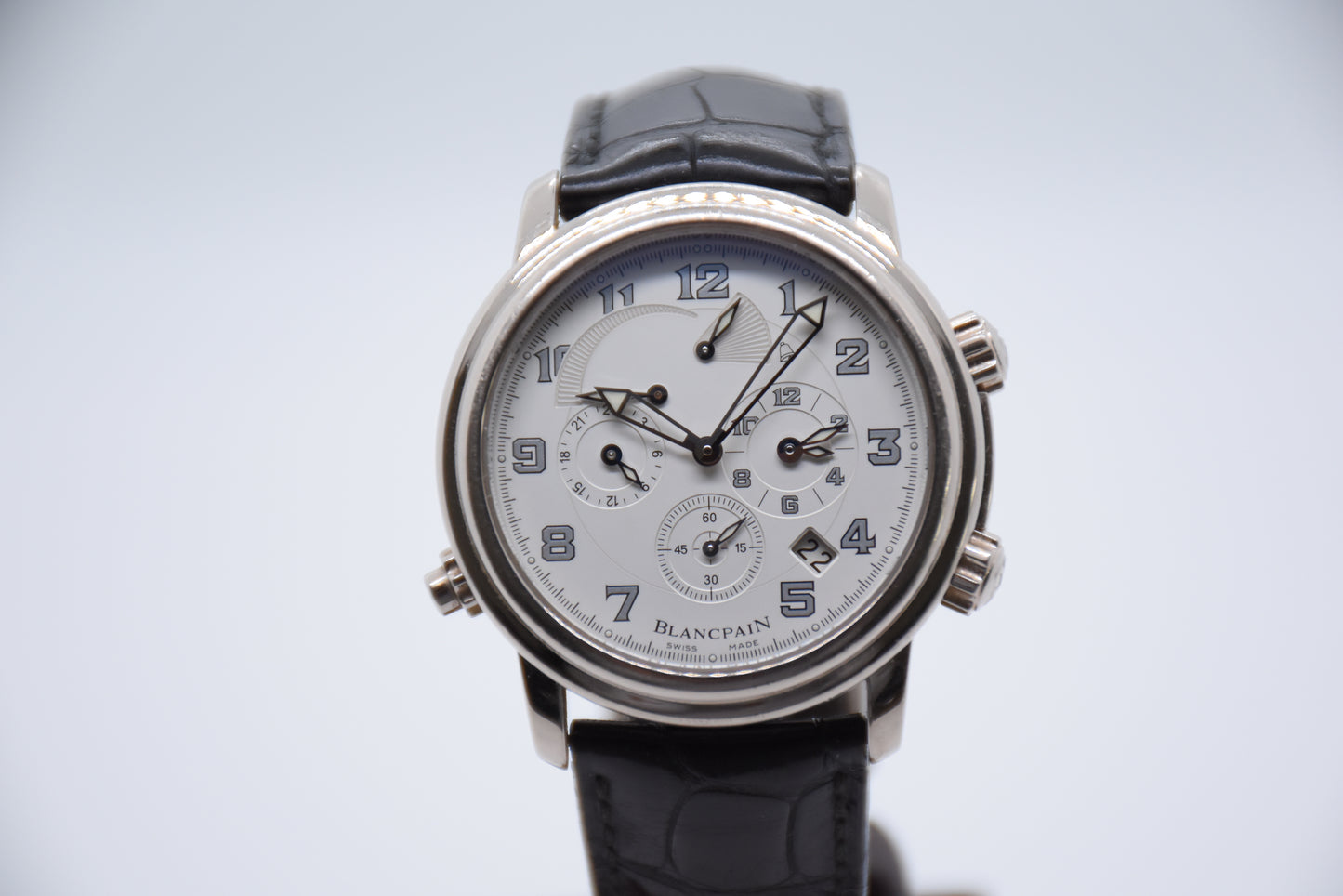 Blancpain Léman Réveil GMT white gold