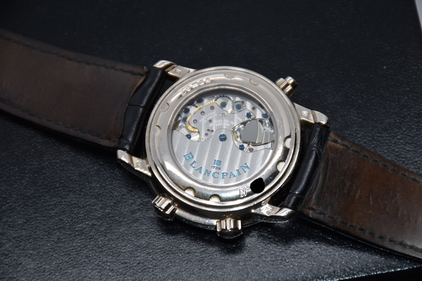 Blancpain Léman Réveil GMT white gold