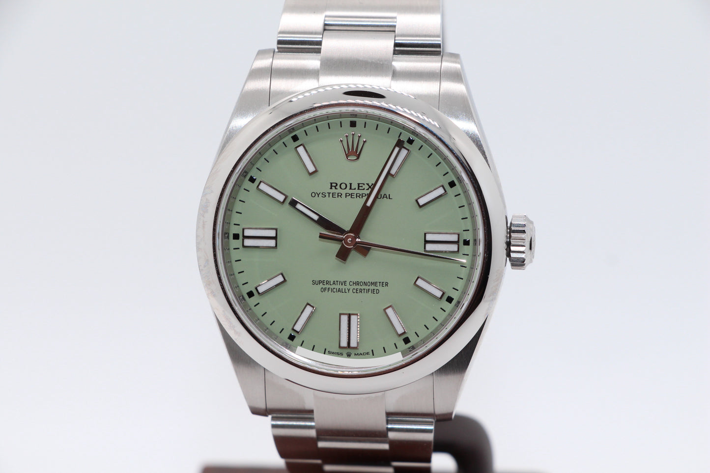 Rolex Oyster Perpetual 41 Pistachio Green NEW