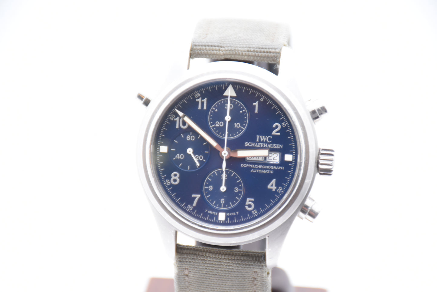 IWC Fliegeruhr Doppelchrono Platin 3713