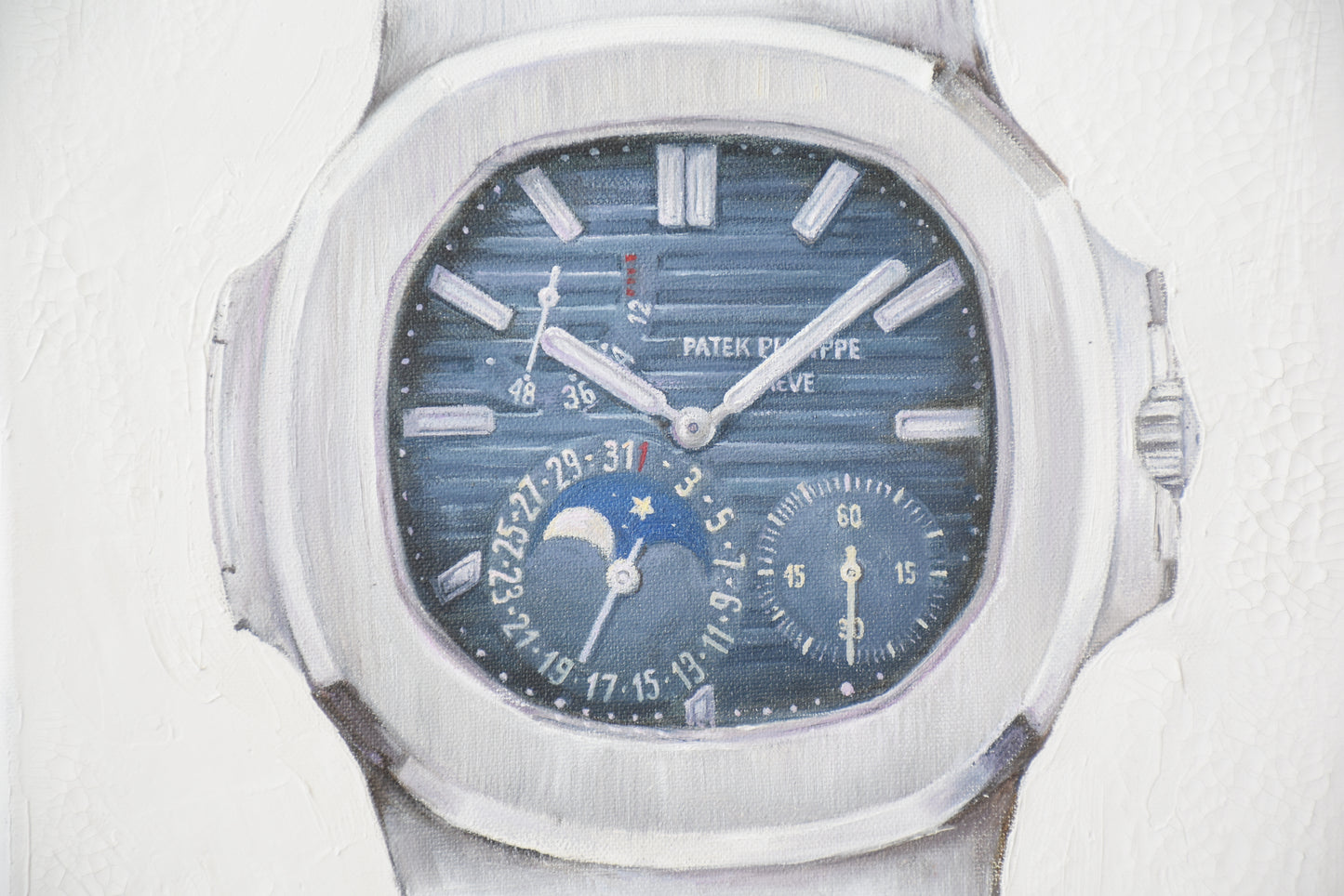 Oil painting on canvas - Patek Philippe Nautilus