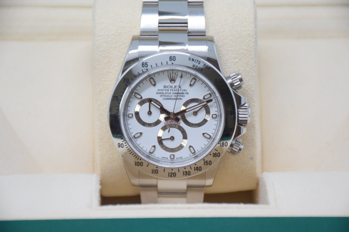 Rolex Daytona Weiss
