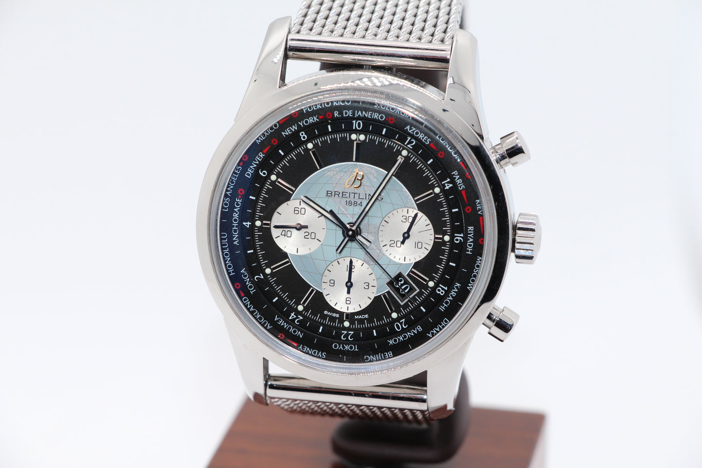 Breitling Transocean Chronograph Unitime Worldtime