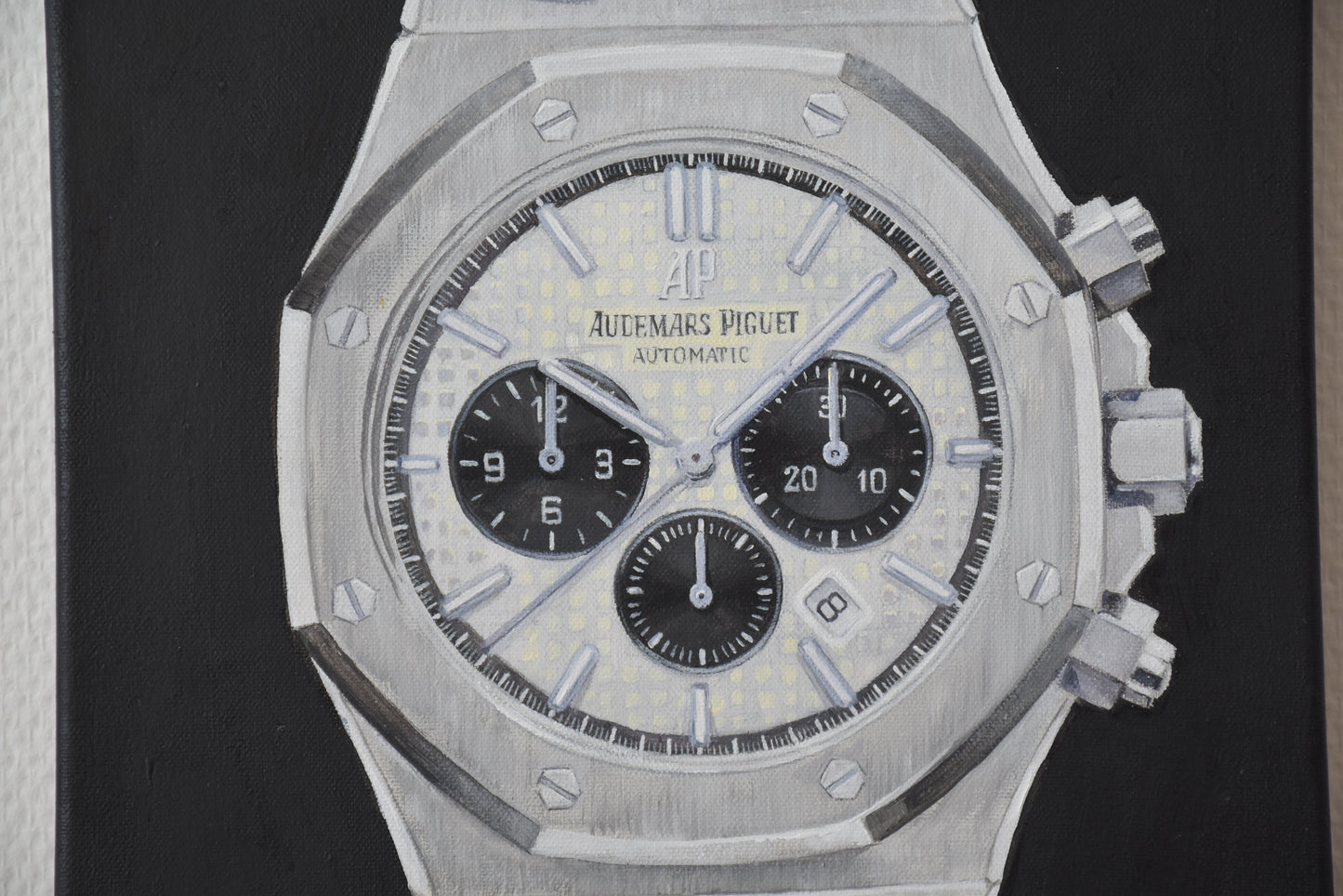 Acrylic painting - Audemars Piguet Royal Oak