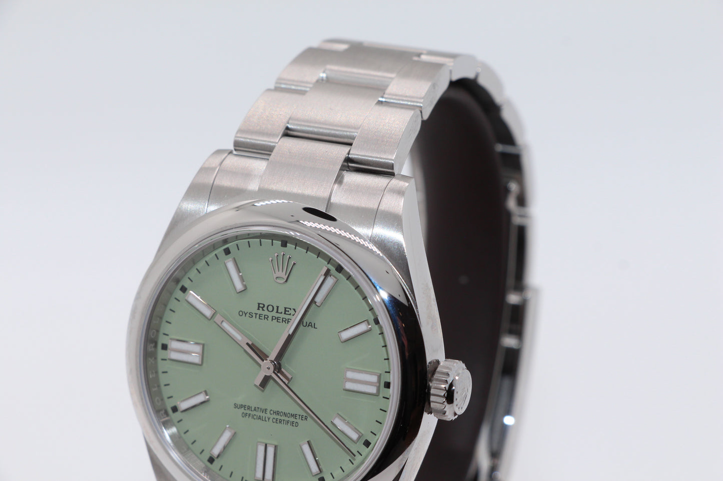 Rolex Oyster Perpetual 41 Pistachio Green NEW