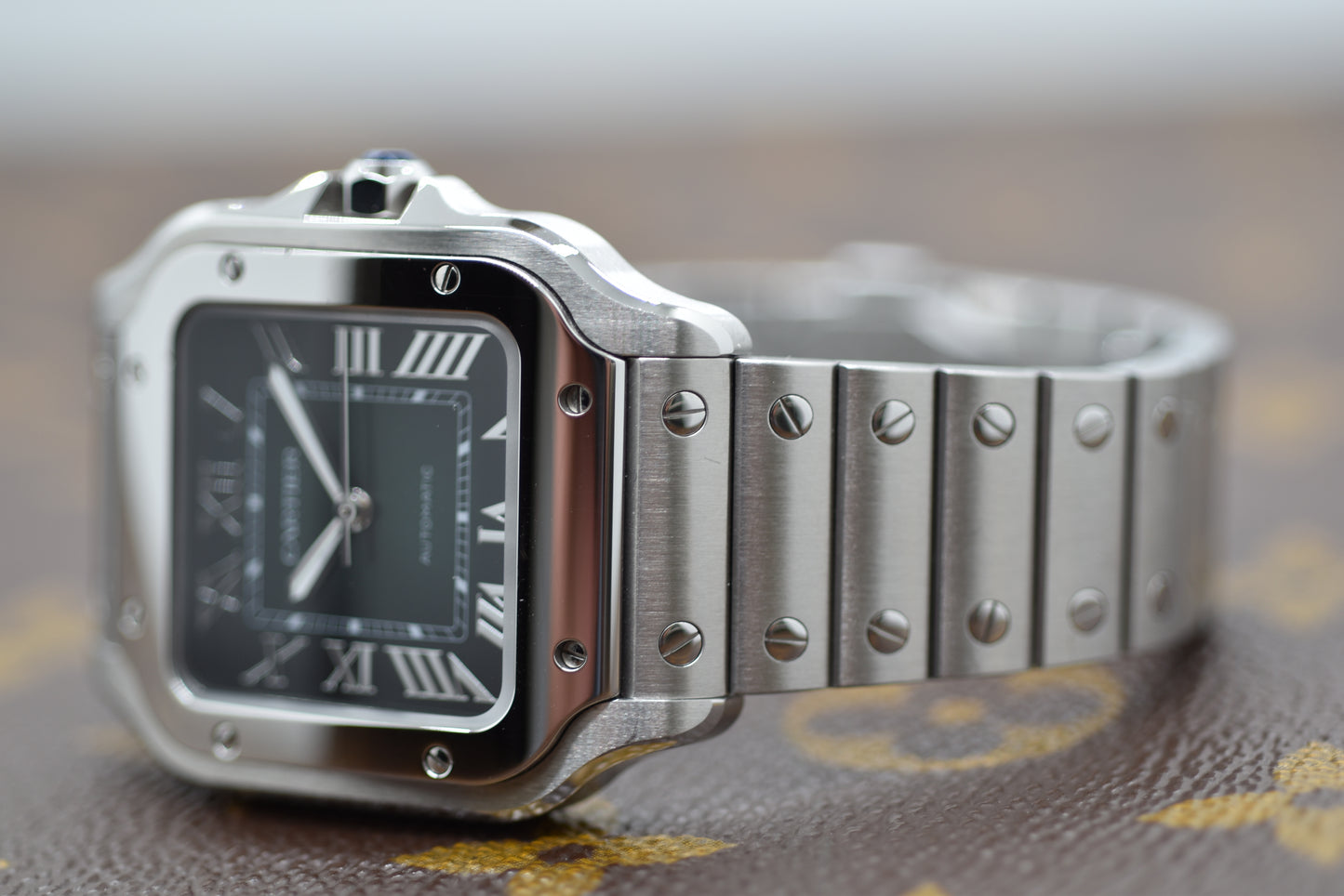 Cartier Santos Midsize Green