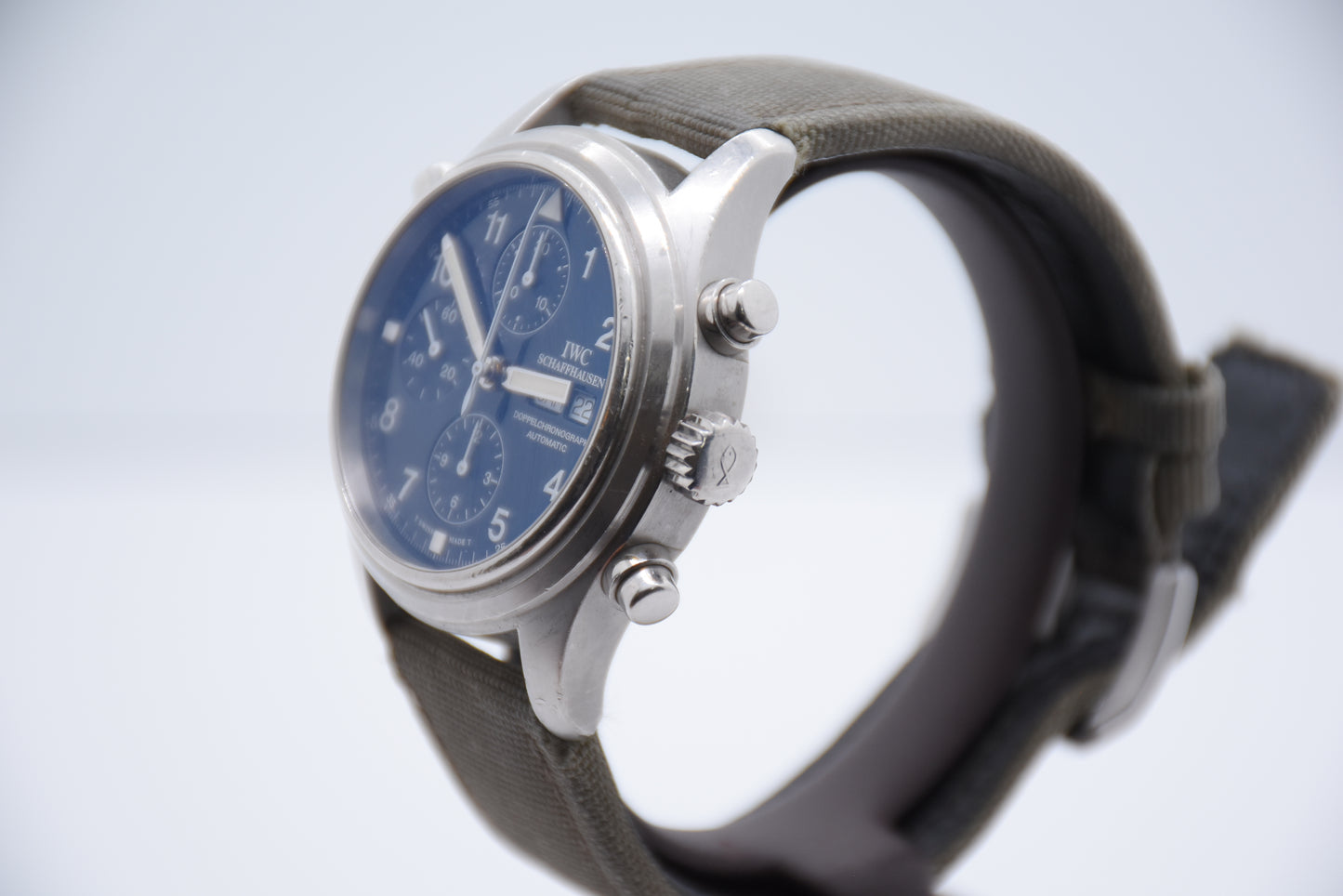 IWC Fliegeruhr Doppelchrono Platin 3713