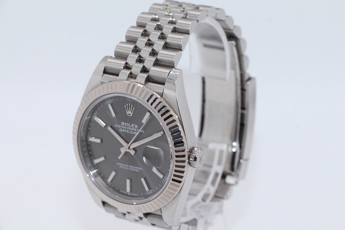 Rolex Datejust 41 Grau Jubilee