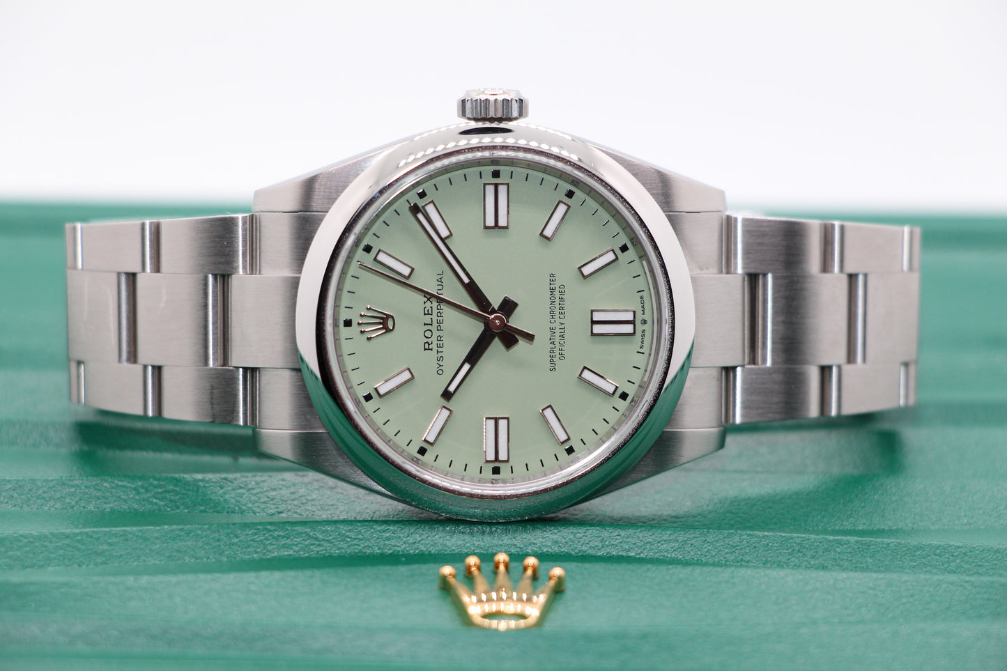 Rolex Oyster Perpetual 41 Pistachio Green