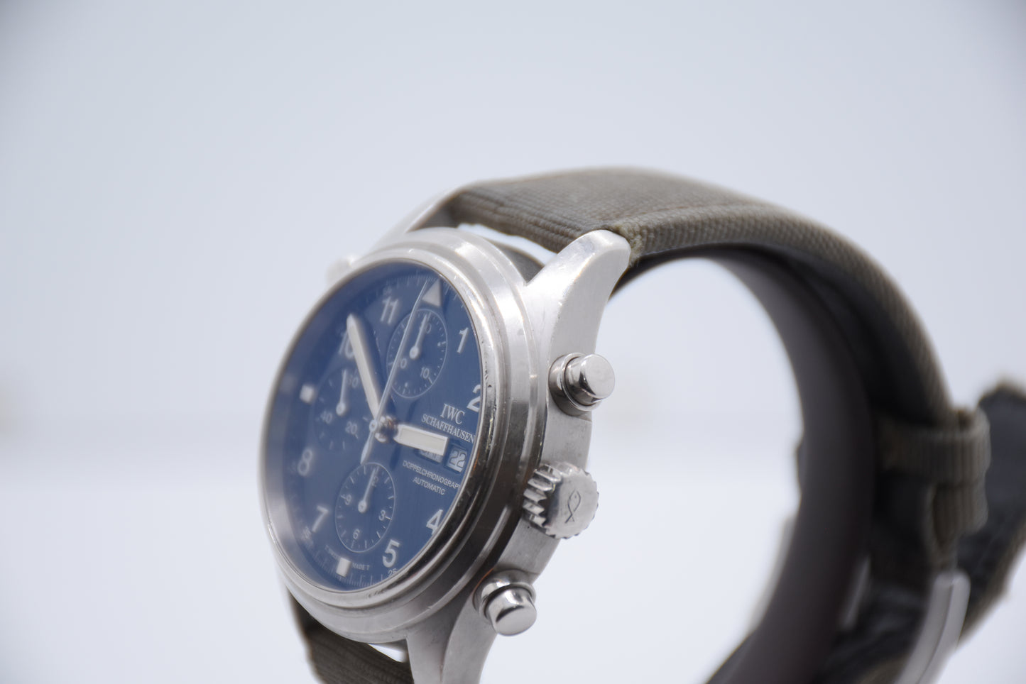 IWC Fliegeruhr Doppelchrono Platin 3713