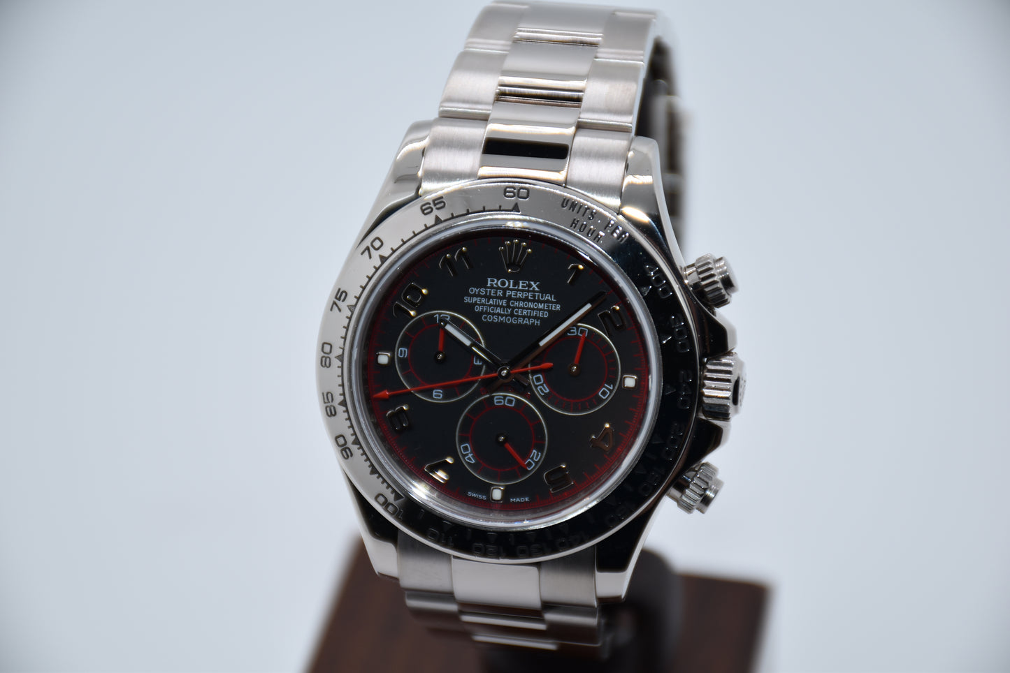 Rolex Daytona Weissgold Racing Dial