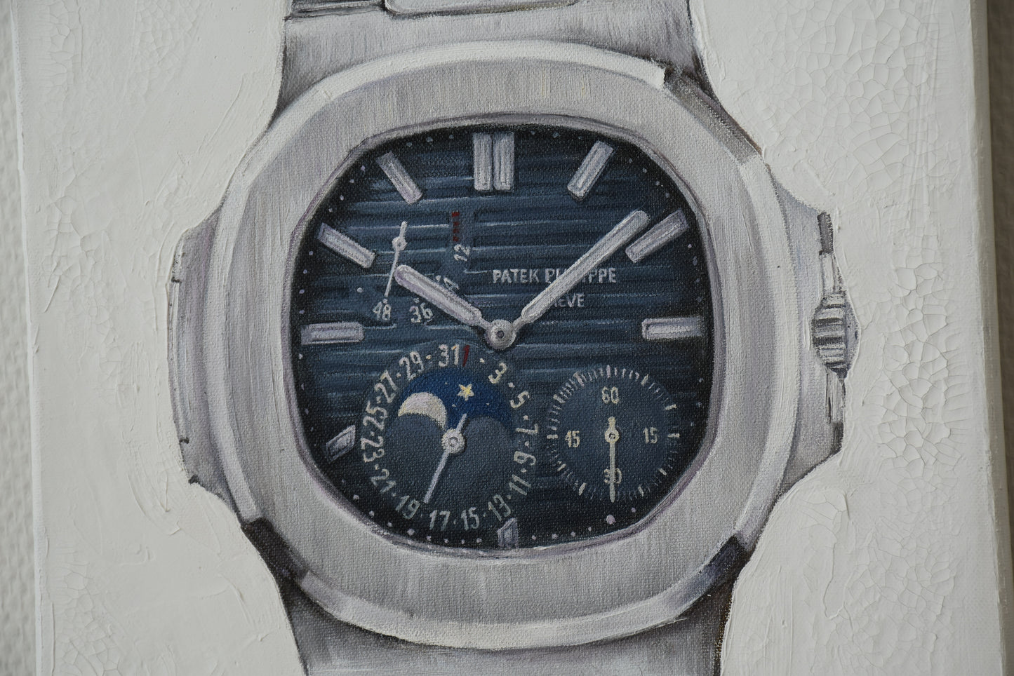 Oil painting on canvas - Patek Philippe Nautilus