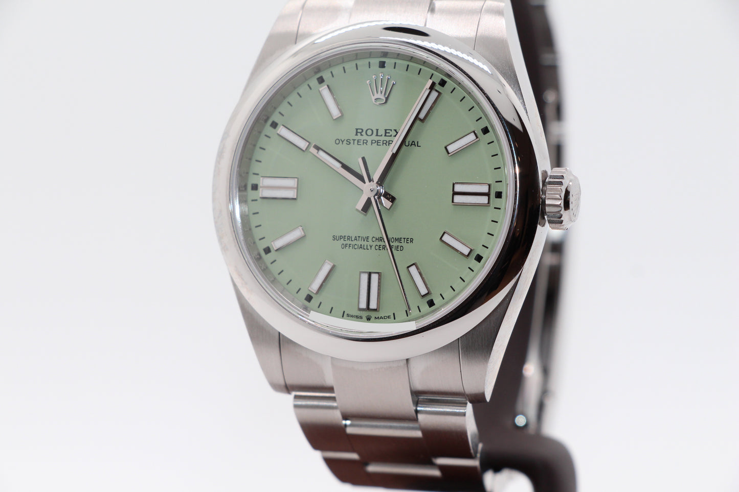 Rolex Oyster Perpetual 41 Pistachio Green NEW