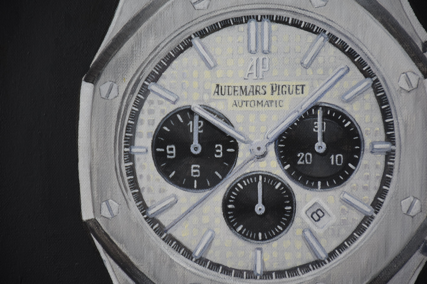 Acrylic painting - Audemars Piguet Royal Oak