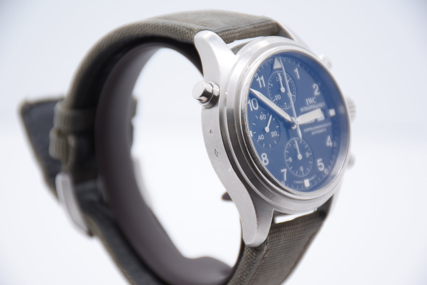 IWC Fliegeruhr Doppelchrono Platin 3713