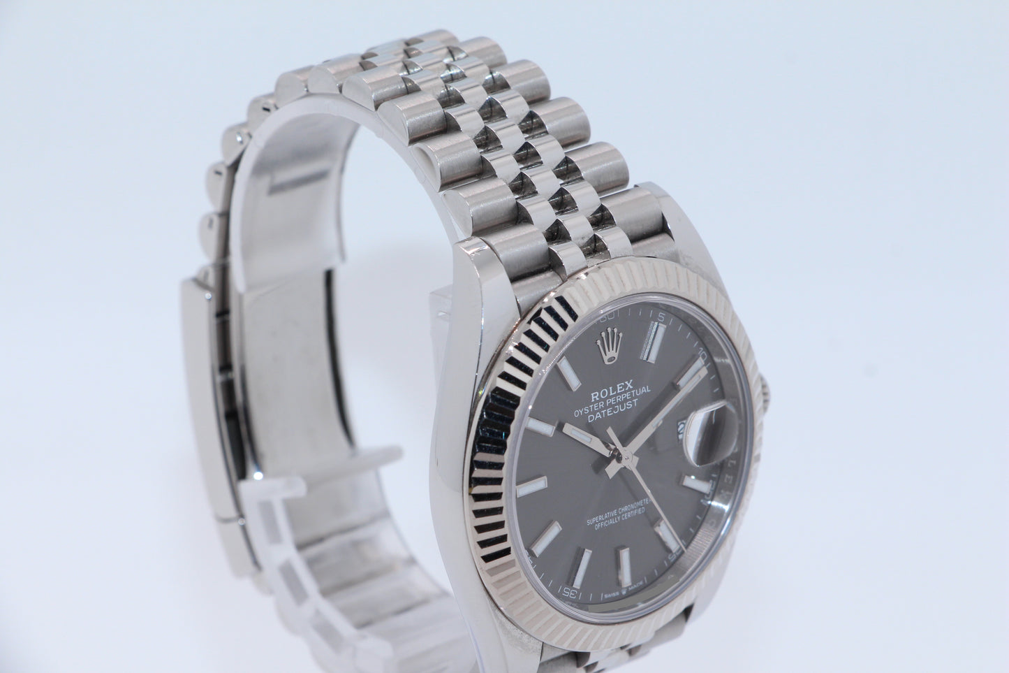 Rolex Datejust 41 Grau Jubilee