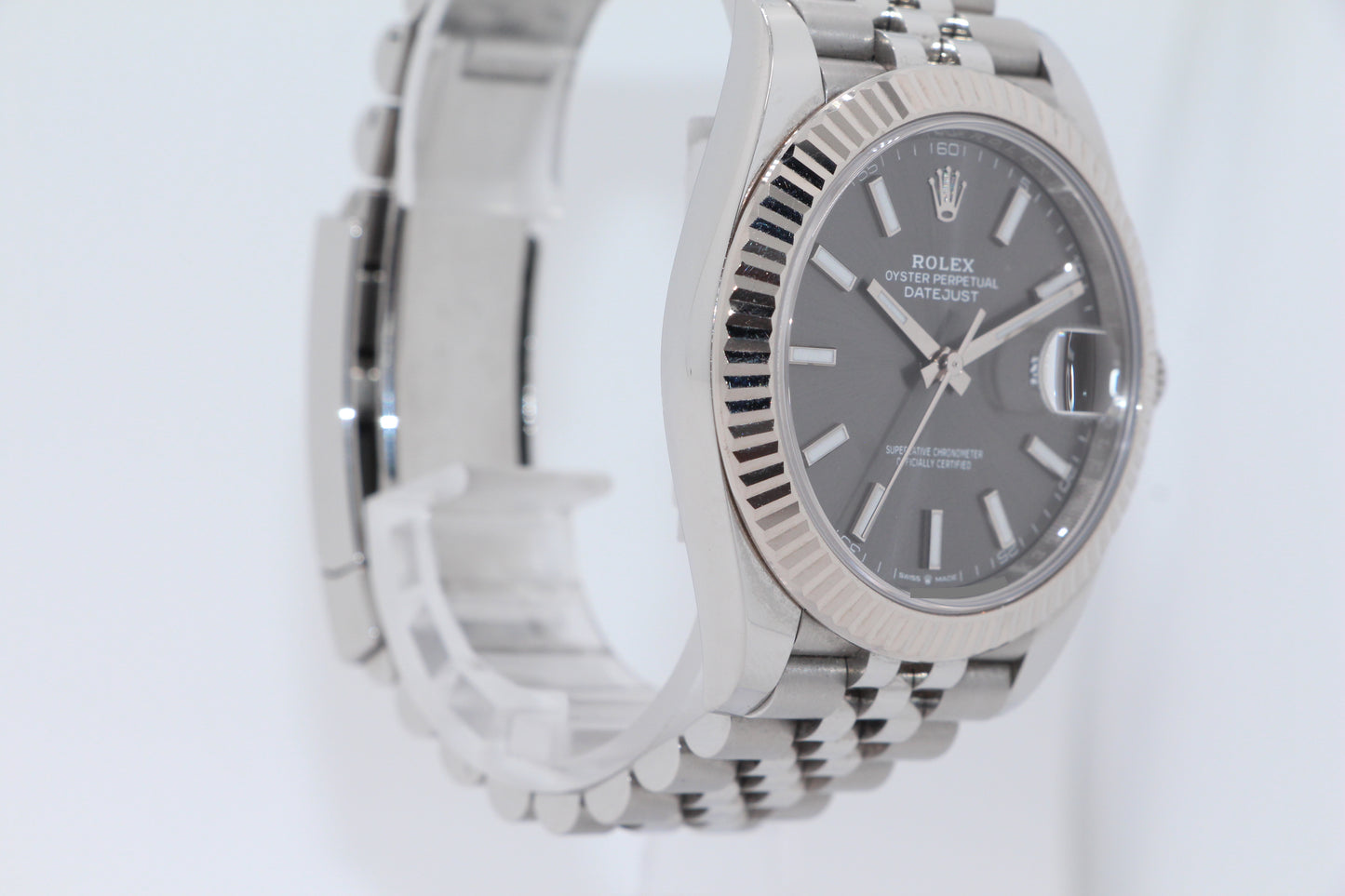 Rolex Datejust 41 Grau Jubilee
