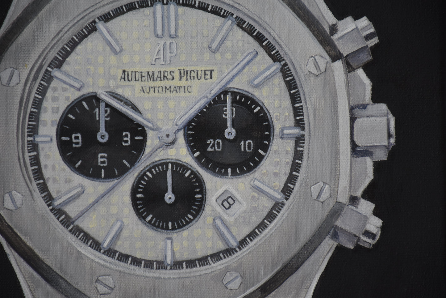 Acrylic painting - Audemars Piguet Royal Oak