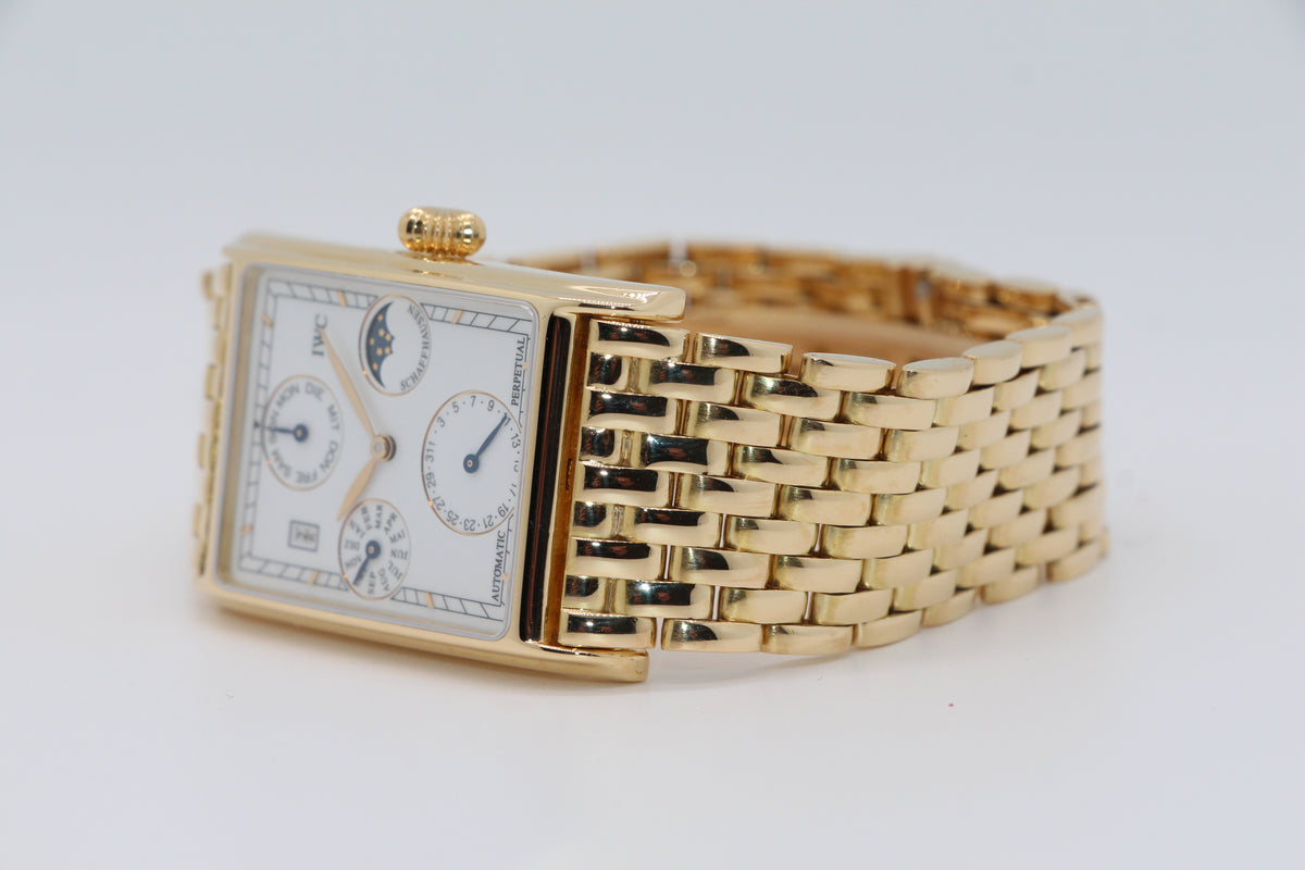 IWC Novecento Perpetual Calendar Gelbgold
