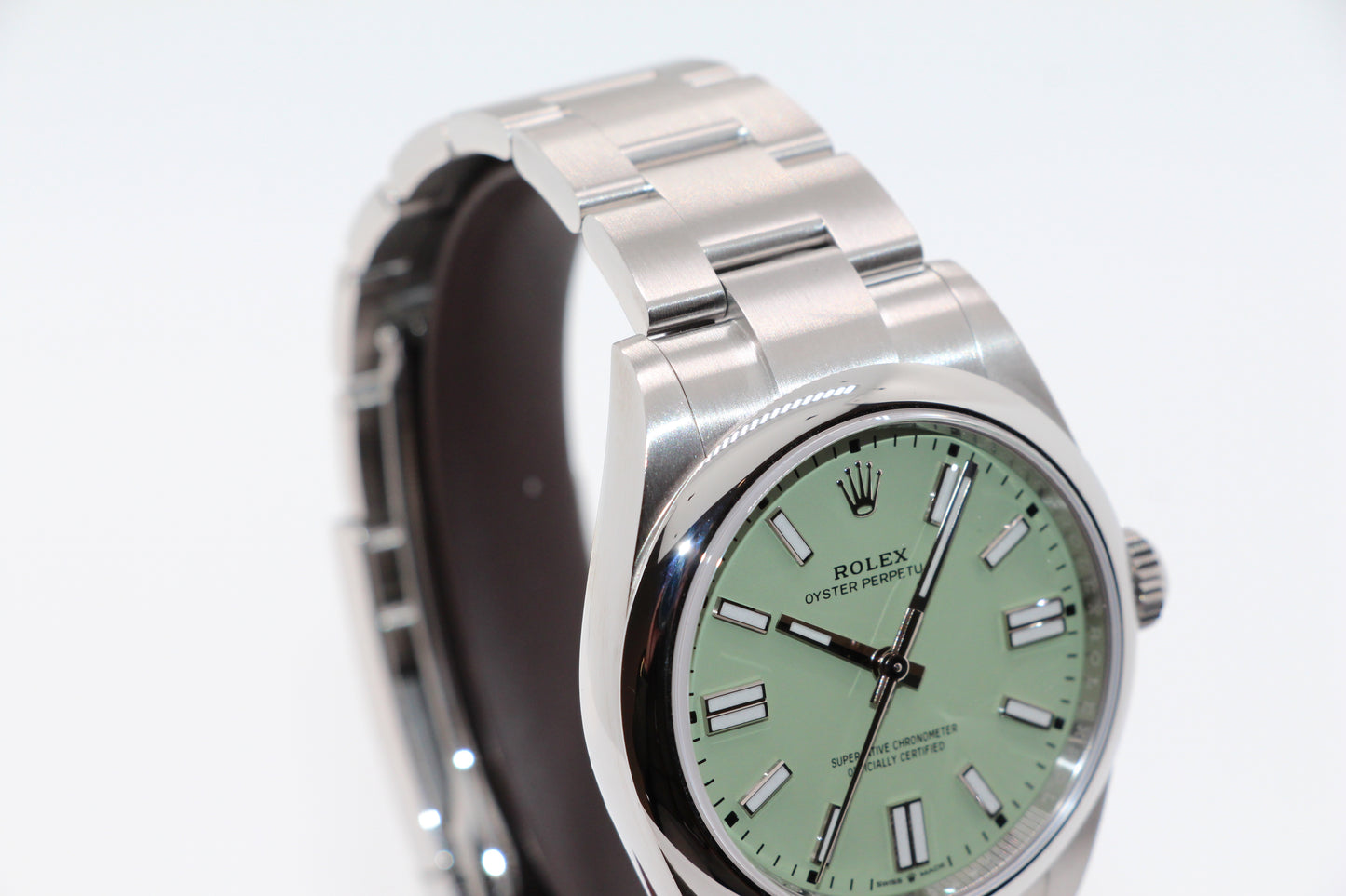 Rolex Oyster Perpetual 41 Pistachio Green NEW