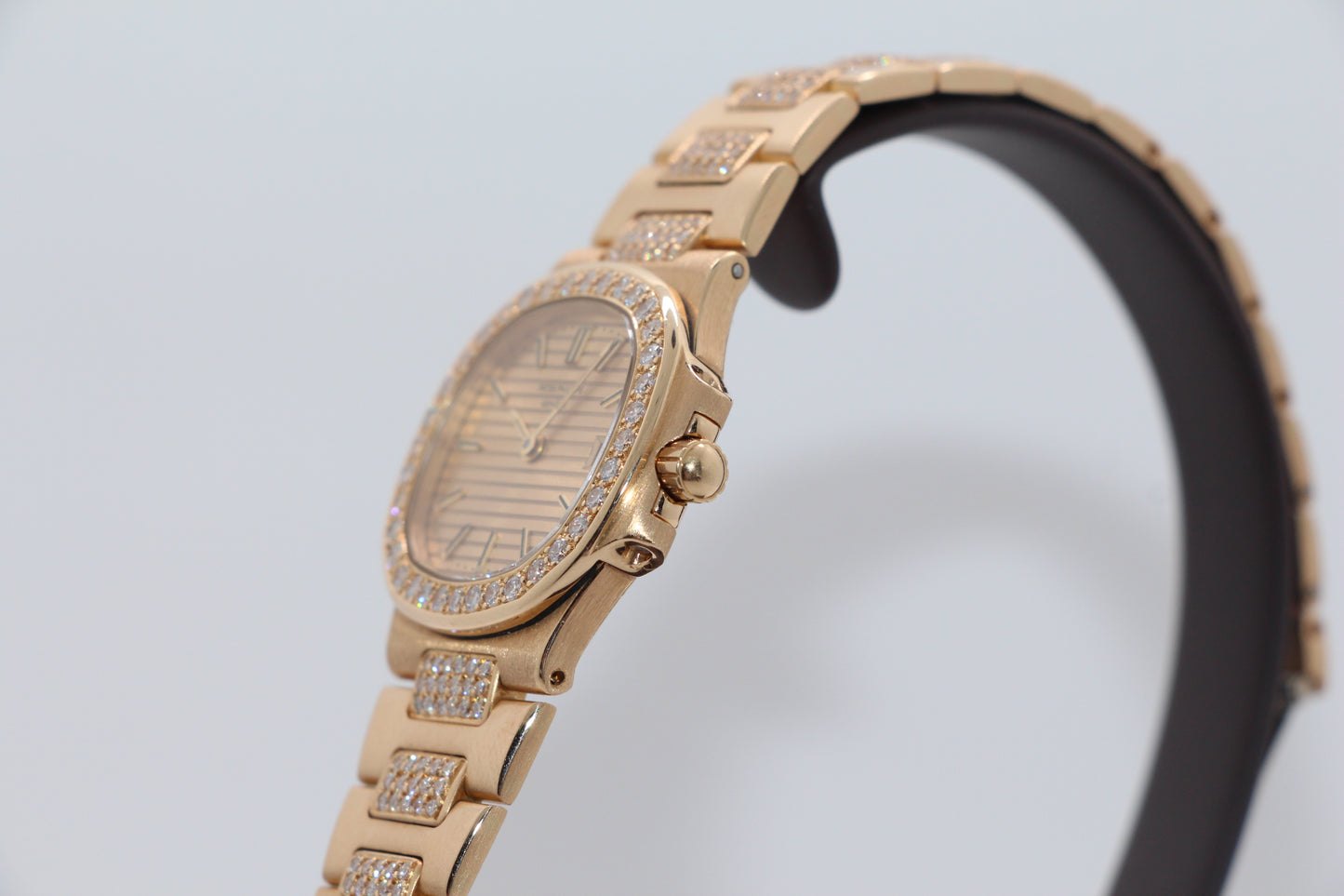Patek Philippe Lady Nautilus 18K Gold Diamonds