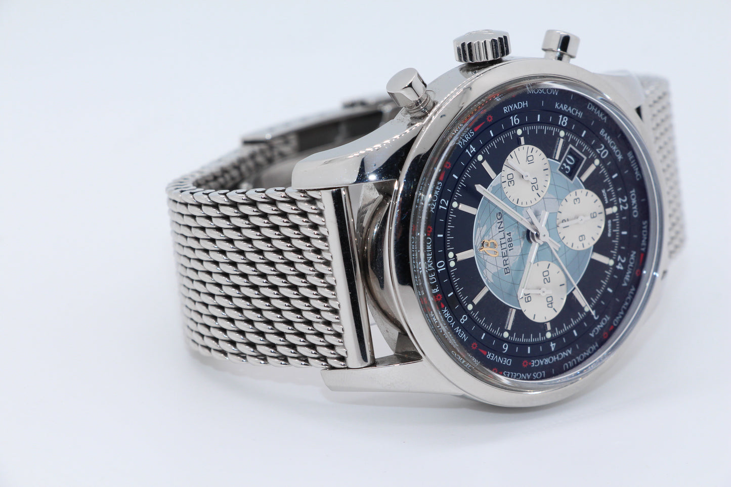 Breitling Transocean Chronograph Unitime Worldtime
