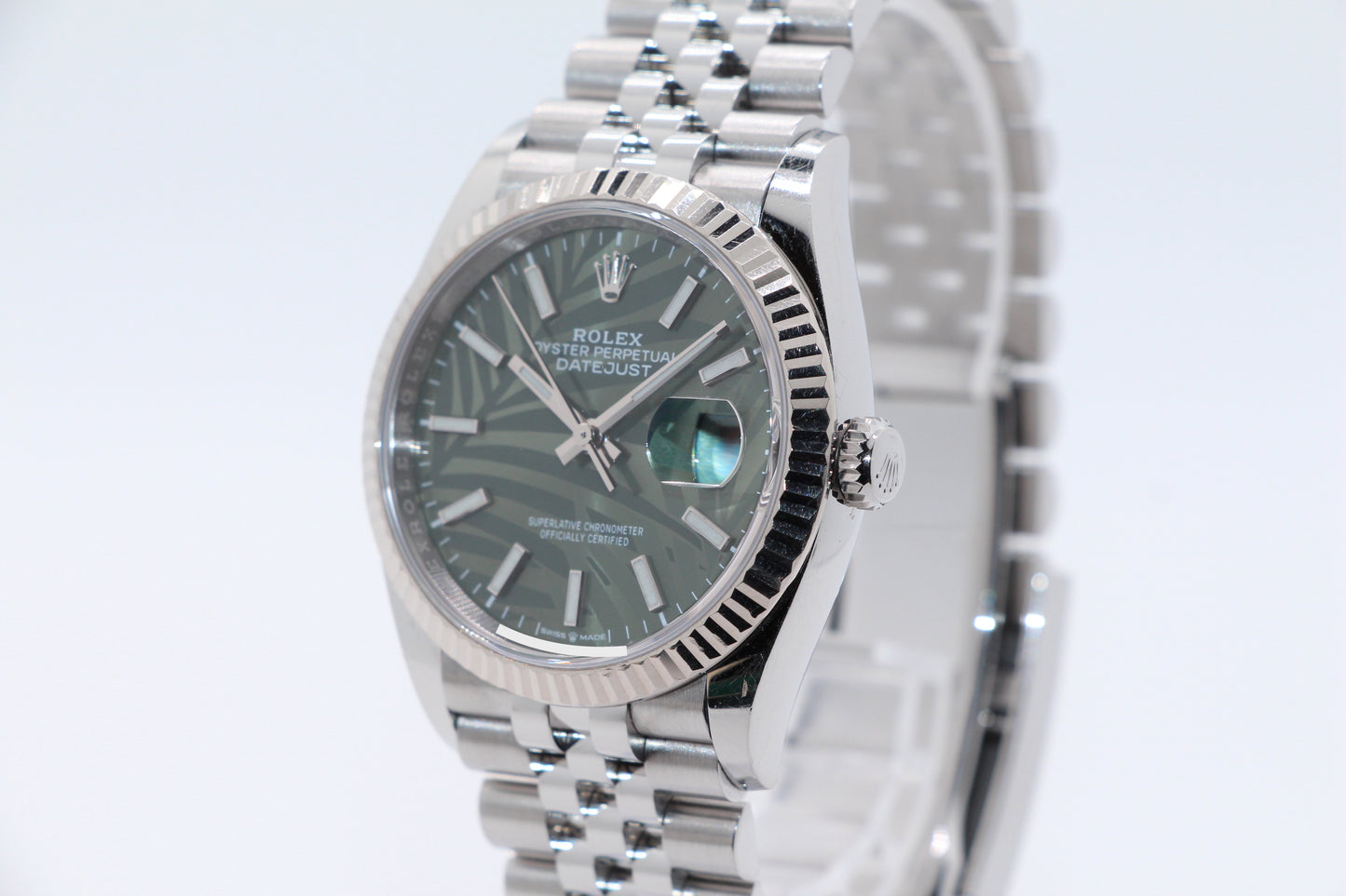 Rolex Datejust 36 Green Palm