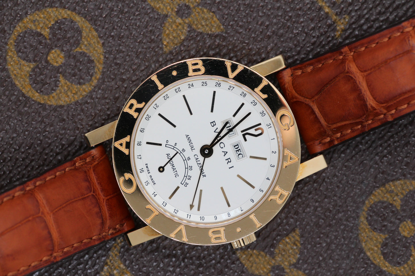 Bulgari Triple Date Annual Calendar Retrograde