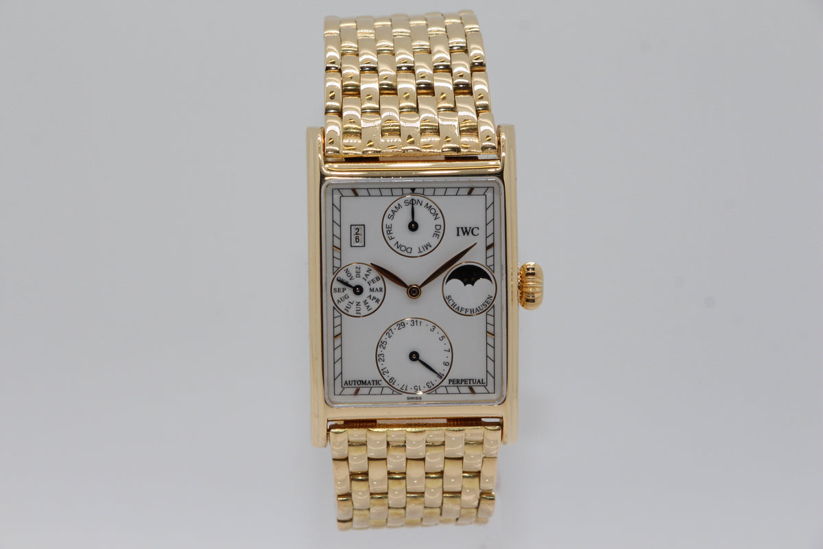 IWC Novecento Perpetual Calendar Gelbgold