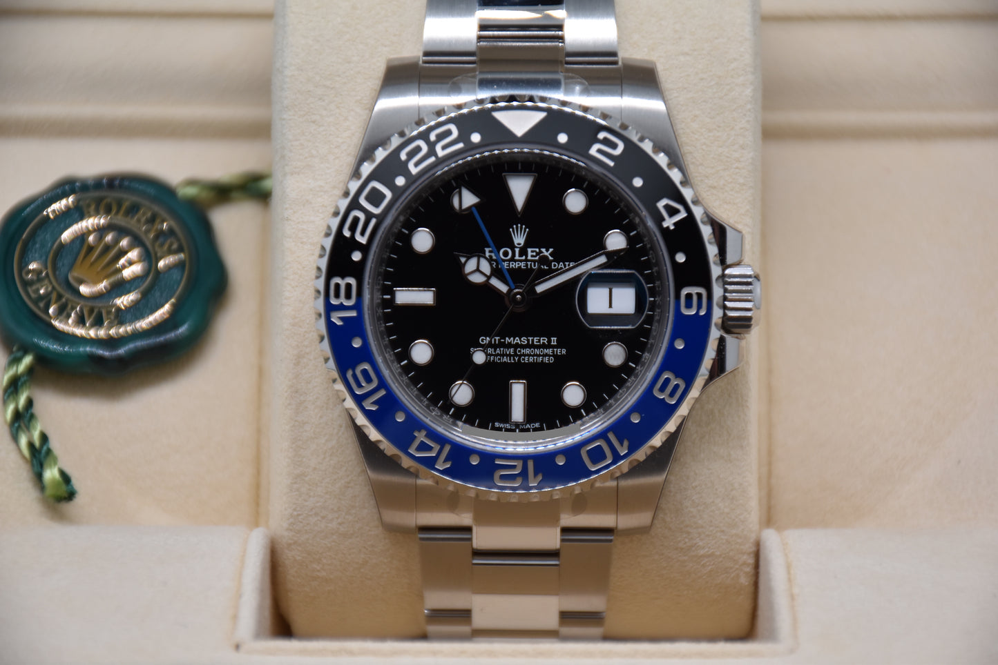 Rolex GMT Batman NOS
