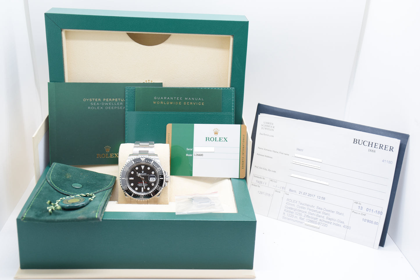 Rolex Sea-Dweller Single Red